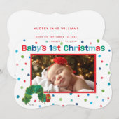 Cartes Pour Fêtes Annuelles Eric Carle Christmas Caterpillar (Devant / Derrière)