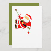 Cartes Pour Fêtes Annuelles Escalade rock Noël (Devant / Derrière)