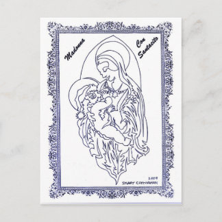 Cartes Pour Fêtes Annuelles Escroquerie Santacito de Madonna