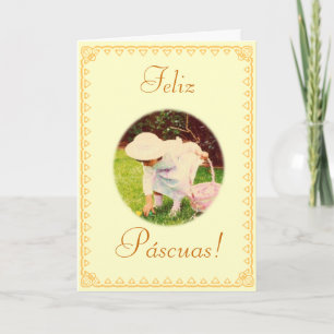 Cartes Pour Fêtes Annuelles Espagnol : Joyeuses Pâques