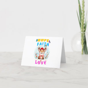 Cartes Pour Fêtes Annuelles Espoir Foi Amour