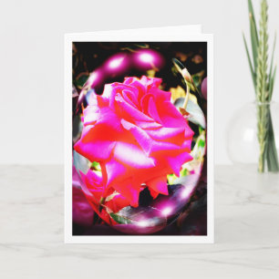 Cartes Pour Fêtes Annuelles Esprits de rose art floral