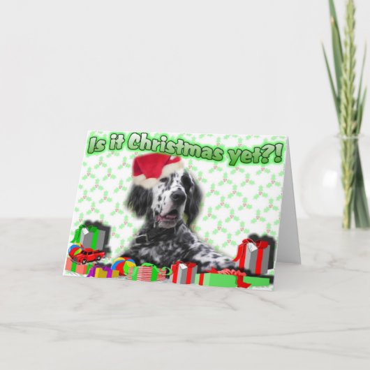 Cartes Pour Fêtes Annuelles Est-ce encore Noël ? (Devant)