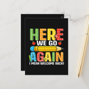 Cartes Pour Fêtes Annuelles Et voilà, encore une fois, je veux dire, bienvenue