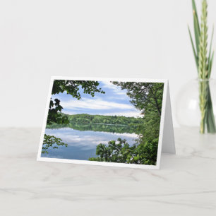 Cartes Pour Fêtes Annuelles Étang de Walden : vue paysagère