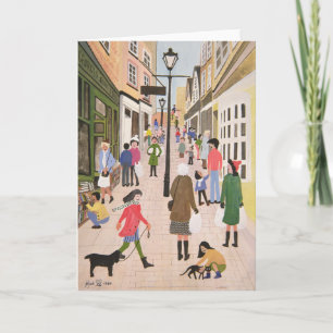 Cartes Pour Fêtes Annuelles Étapes de Noël Bristol 1989