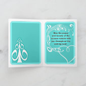 Cartes Pour Fêtes Annuelles État d'esprit de Noël d'art déco (Intérieur)