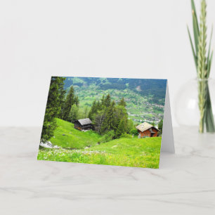 Cartes Pour Fêtes Annuelles Eté alpin en Suisse
