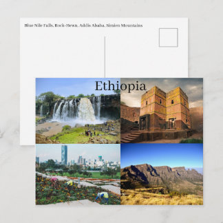 Cartes Pour Fêtes Annuelles Ethiopia Postcard