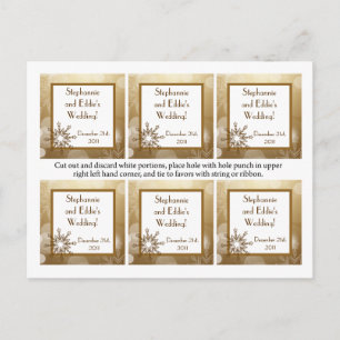 Cartes Pour Fêtes Annuelles Étiquettes préférées Noël Cuivre Flou