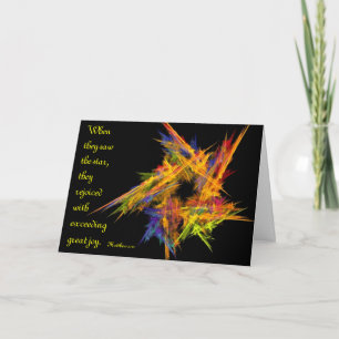 Cartes Pour Fêtes Annuelles Étoile