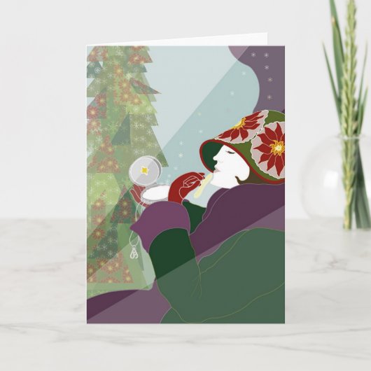 Cartes Pour Fêtes Annuelles Étoile 1927 de Noël (Devant)