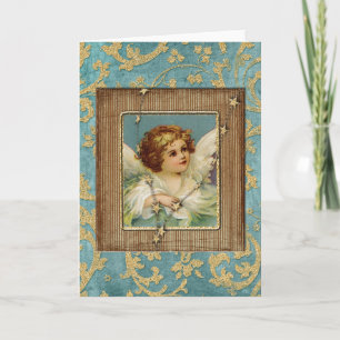Cartes Pour Fêtes Annuelles Étoile d'ange bonnes fêtes