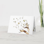 Cartes Pour Fêtes Annuelles Étoile de Jingle (Dos)