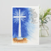 Cartes Pour Fêtes Annuelles Étoile de la Nativité (Debout devant)