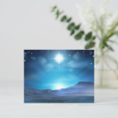 Cartes Pour Fêtes Annuelles Étoile de nativité de Noël de Bethlehem (Debout devant)