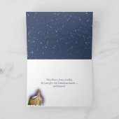 Cartes Pour Fêtes Annuelles Étoile de Noël (Intérieur)