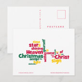 Cartes Pour Fêtes Annuelles Étoile de Noël de l'ACIM (Devant / Derrière)