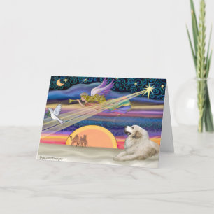 Cartes Pour Fêtes Annuelles Étoile de Noël - Grandes Pyrénées 1