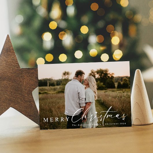 Cartes Pour Fêtes Annuelles Étoile de Noël religieuse moderne