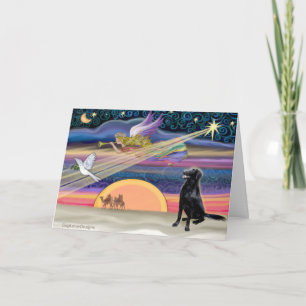 Cartes Pour Fêtes Annuelles Étoile de Noël - Retriever à poil plat