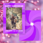 Cartes Pour Fêtes Annuelles Etoile de tournesol moderne de David HAPPY HANOUKK<br><div class="desc">Carte parfaite à envoyer pour une célébration juive ! La main a fait de l'art pour vous. ENTIÈREMENT PERSONNALISABLE ! Cliquez sur "Personnaliser" ci-dessus pour modifier le texte et ajouter une photo. Cliquez sur "modifier à l'aide de l'outil de conception" pour ajuster les polices, les couleurs et les placements. Design...</div>