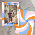 Cartes Pour Fêtes Annuelles Etoile de tournesol moderne de David HAPPY HANOUKK<br><div class="desc">Carte parfaite à envoyer pour une célébration juive ! La main a fait de l'art pour vous. ENTIÈREMENT PERSONNALISABLE ! Cliquez sur "Personnaliser" ci-dessus pour modifier le texte et ajouter une photo. Cliquez sur "modifier à l'aide de l'outil de conception" pour ajuster les polices, les couleurs et les placements. Design...</div>