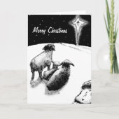 Cartes Pour Fêtes Annuelles Étoile lumineuse (Devant)