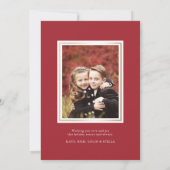 Cartes Pour Fêtes Annuelles Étoile lumineuse | Paix sur Terre (Dos)