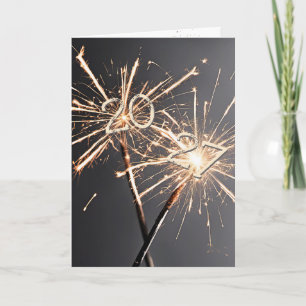 Cartes Pour Fêtes Annuelles Étoiles de Nouvel An 2027