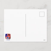 Cartes Pour Fêtes Annuelles Étoiles et rayures Boucles de ceinture Portrait de (Dos)