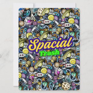 CARTES POUR FÊTES ANNUELLES ÉTRANGER, UNIVERS, FUSÉE, PLANÈTE ET ASTRONAUTES
