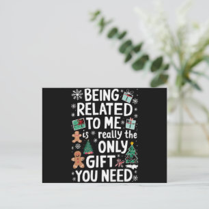 Cartes Pour Fêtes Annuelles Etre Lié À Moi Noël Famille Noël Cadeau Noël