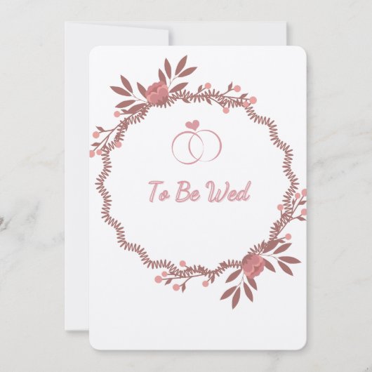 Cartes Pour Fêtes Annuelles Être marié (Devant)