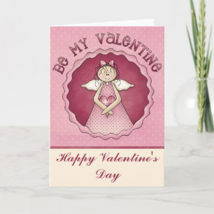 Cartes Pour Fêtes Annuelles Être Mon Ange de la Saint-Valentin Joyeuse Saint-V