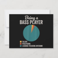 Être un musicien bassis Funny Bass Guitar Joueur