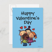 Cartes Pour Fêtes Annuelles Étreinte de groupe de Leslie Patricelli avec des (Devant / Derrière)