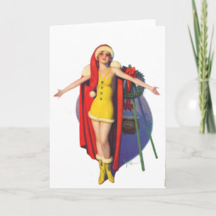 Cartes Pour Fêtes Annuelles Étreinte de Noël