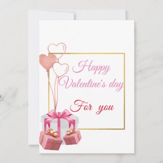 Cartes Pour Fêtes Annuelles "Étreinte Enchantée" Saint-Valentin