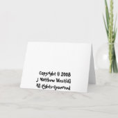 Cartes Pour Fêtes Annuelles Étreintes de vacances (Dos)