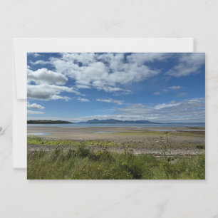 Cartes Pour Fêtes Annuelles Ettrick Bay sur l'île de Bute Scotland sur une