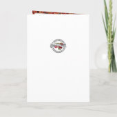 Cartes Pour Fêtes Annuelles Eucharistie catholique de Noël Roses rouges (Dos)