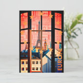 Cartes Pour Fêtes Annuelles Europe (Debout devant)