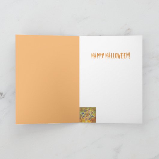 Cartes Pour Fêtes Annuelles Evil Fiery Skeleton Halloween (Intérieur)