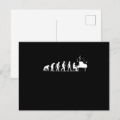 Cartes Pour Fêtes Annuelles Évolution du piano (Devant / Derrière)
