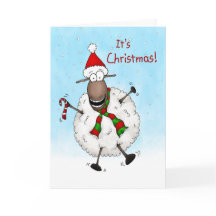 Excited superbe c'est mouton de Noël