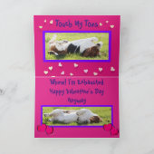 Cartes Pour Fêtes Annuelles Exercice amusant Valentine's Day Card avec Basset  (Intérieur)