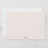 Cartes Pour Fêtes Annuelles Exercice de vacances (Dos)