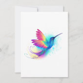 Cartes Pour Fêtes Annuelles Exotic Rainbow Hummingbird (Devant)