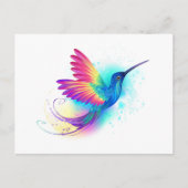 Cartes Pour Fêtes Annuelles Exotic Rainbow Hummingbird (Devant)